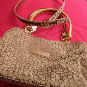 Calvin Klein Purse and belt